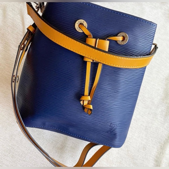 Cute blue and yellow summer bag - Picture 2 of 13